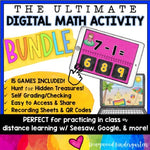 The Ultimate Digital Math Activity BUNDLE for in person, distance, or hybrid!