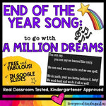 End of the Year Song to go with A Million Dreams