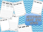 Differentiated Writing Pages to do after Winter Break!