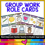 Group Work Role Cards ... Make Cooperative Learning More Productive & Fun!
