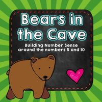 Bears in the Cave! Build number sense w/ this FUN math game!