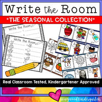 Write the Room . simple, seasonal literacy word work for each month