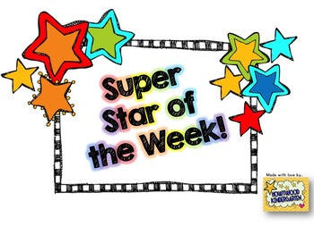 Editable Super Star of the Week Pack