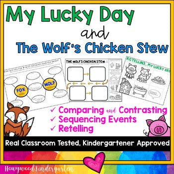 My Lucky Day & Wolf's Chicken ... Compare/Contrast, Retelling, Sequencing, more