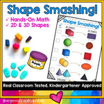 Shape Smashing . 2D and 3D shape creation task . hands on & fun math !