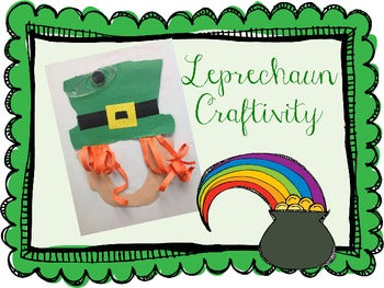 St. Patrick's Day/ Leprechaun Craftivity! SOOO cute!