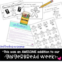 Gingerbread Man Literacy Fun! Sight Words . Vowels . Book . Games & more!