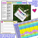 Substitute Binder + Sub Plans ... Totally Editable, Amazingly Detailed!