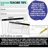 April Writing Journal . Print & Go . Personalized Goals . Engaging Prompts