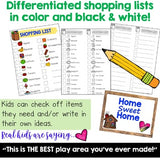 Home Dramatic Play Center ... Phone Book, Lists , Labels , Name Tags, Placemats