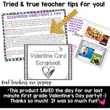 Valentine's Day Activities .Valentine Card Scrapbook! Sorting, Graphing, Reading