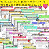 36 AWESOME ACTIVITIES & GAMES to use with ZOOM or Google Meet distance learning