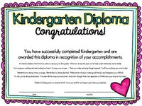Kindergarten Graduation Cap, Diploma, & End of the Year Celebration Ideas!