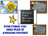 GROWTH MINDSET Print & Make Display PLUS 10 Inspirational Posters!