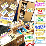 Vet Clinic Dramatic Play Center Printables: Real  X-rays, Forms, Labels, Nametags, etc. for Veterinarian Dramatic Play