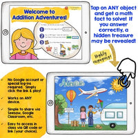 Digital Math Activity ADDITION MAKING 10 for Google Seesaw Distance Hybrid &more