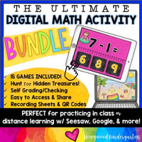 The Ultimate Digital Math Activity BUNDLE for in person, distance, or hybrid!