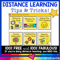 Distance Learning Tips & Tricks : FREE & Fabulous!