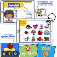 Digital Letter Sound Activities for Google Seesaw Distance Hybrid or In Person!