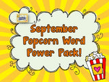 Popcorn Word Power Pack FREE September Sneak Peek!!!
