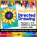 Sunflower Directed Drawing