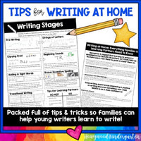 Writing at Home : Tips & Tricks for Parents & Families Handout