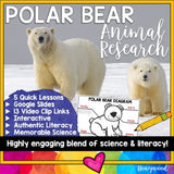POLAR BEARS . 5 days of FUN animal research w/ video links, literacy, science
