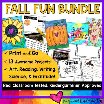 Fall Fun Bundle: 13 AWESOME Projects for Fall / Halloween / Thanksgiving!