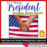 President's Day Activities : If I Were President EDITABLE GOOGLE SLIDES Show!