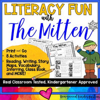 The Mitten : Literacy Fun! Awesome Winter / Mitten Themed Lessons & Activities!