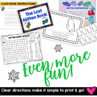 The Mitten : Literacy Fun! Awesome Winter / Mitten Themed Lessons & Activities!