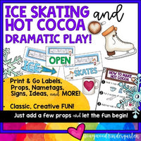 Ice Skating and Hot Cocoa Dramatic Play Center