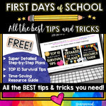 First Days of School Tips & Tricks! FREE!