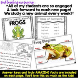 FROGS . 5 days of FUN animal research w/ video links, literacy, science