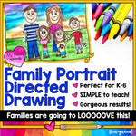 Family Portrait Directed Drawing ! Families will treasure this FOREVER!