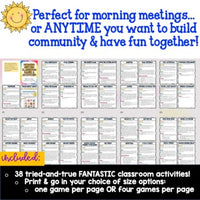 38 Morning Meeting Activities & Classroom Games to Build Community & FUN!
