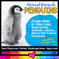 Penguins ...5 days of awesome research mixed w/ literacy skills, videos, & FUN!