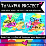 The Thankful Project... A Creative Thanksgiving Activity to Paint
